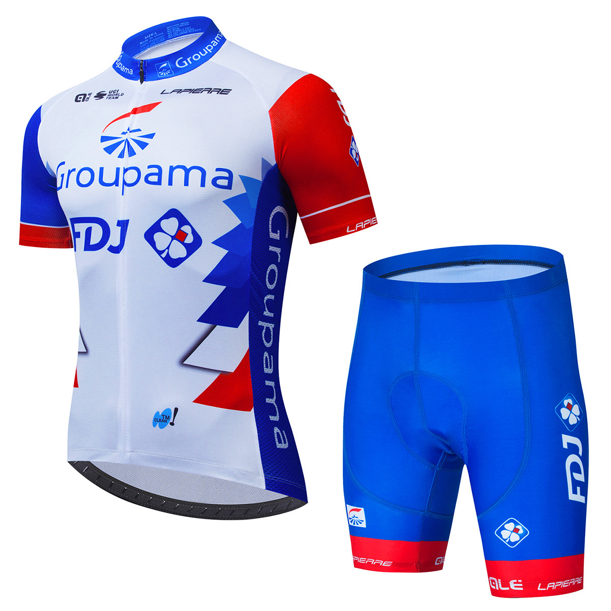 2021 nueva versión del equipo ropa de ciclismo manga corta traje los hombres y las mujeres bicicleta montaña ropa al por mayor disponible