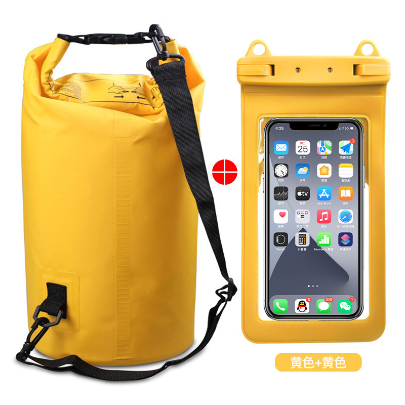 Verano playa caliente deriva bolsa de natación al aire libre mochila individual PVC impermeable bolsa de teléfono móvil Portátil Bolsa de cubo grande