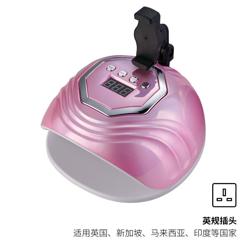 Lámpara de Uñas de Alta Potencia de 280W con Luz Roja, Lámpara UV Portátil para Curar Esmalte de Uñas en Gel, Venta al por Mayor Transfronteriza