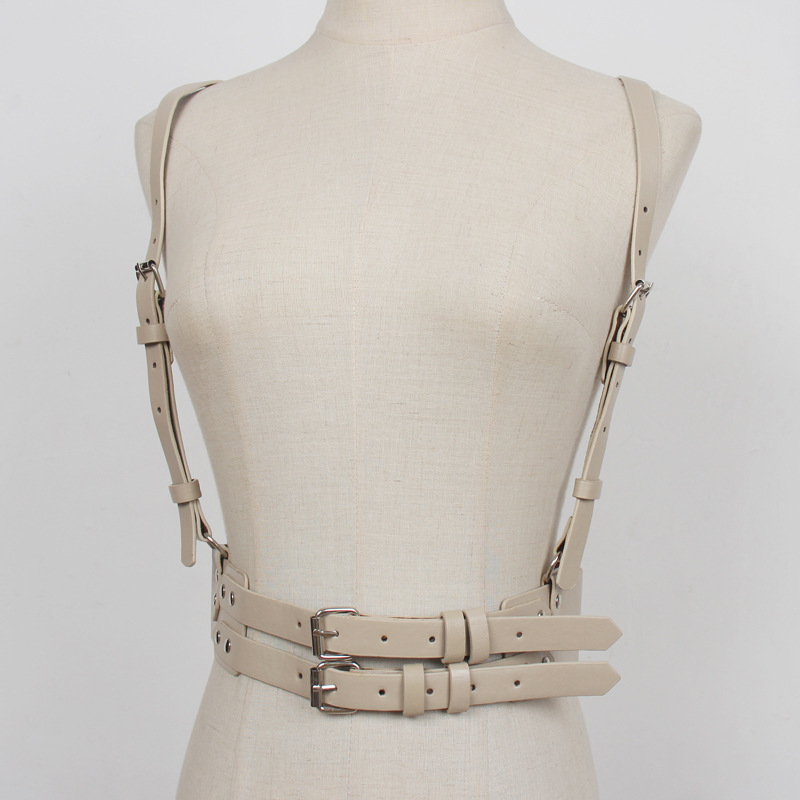 Punk Harajuku-stil hofteholder til kvinder, camisole-bælte, funktionelt overtøj, taljeholdere_voghion.com