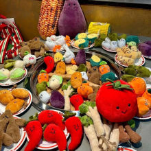 英国jellycat同款毛绒公仔玩偶挂件JC仿真食物水果蔬菜挂饰玩具
