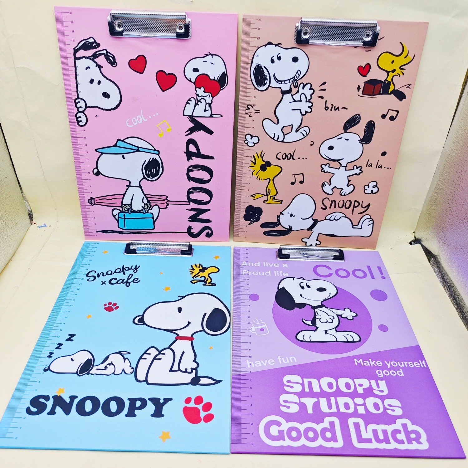 스누피 A4 다기능 클립보드 [랜덤 1개]