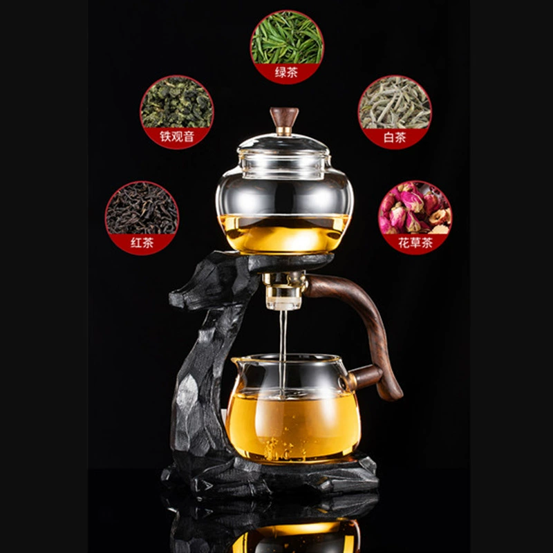 Glass Automatic Tea Set, Fully Automatic Teapot & Cups, Home & Office, Multi-Color Options