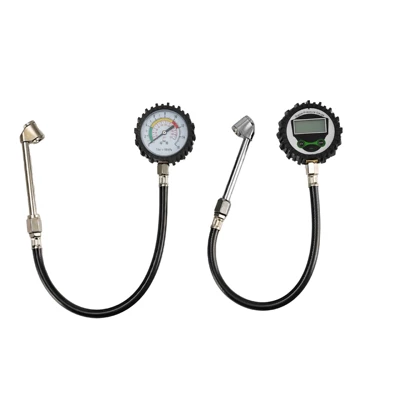 pressure gauge, inflating nozzle connector — Air pressure gauge/tire pressure gauge