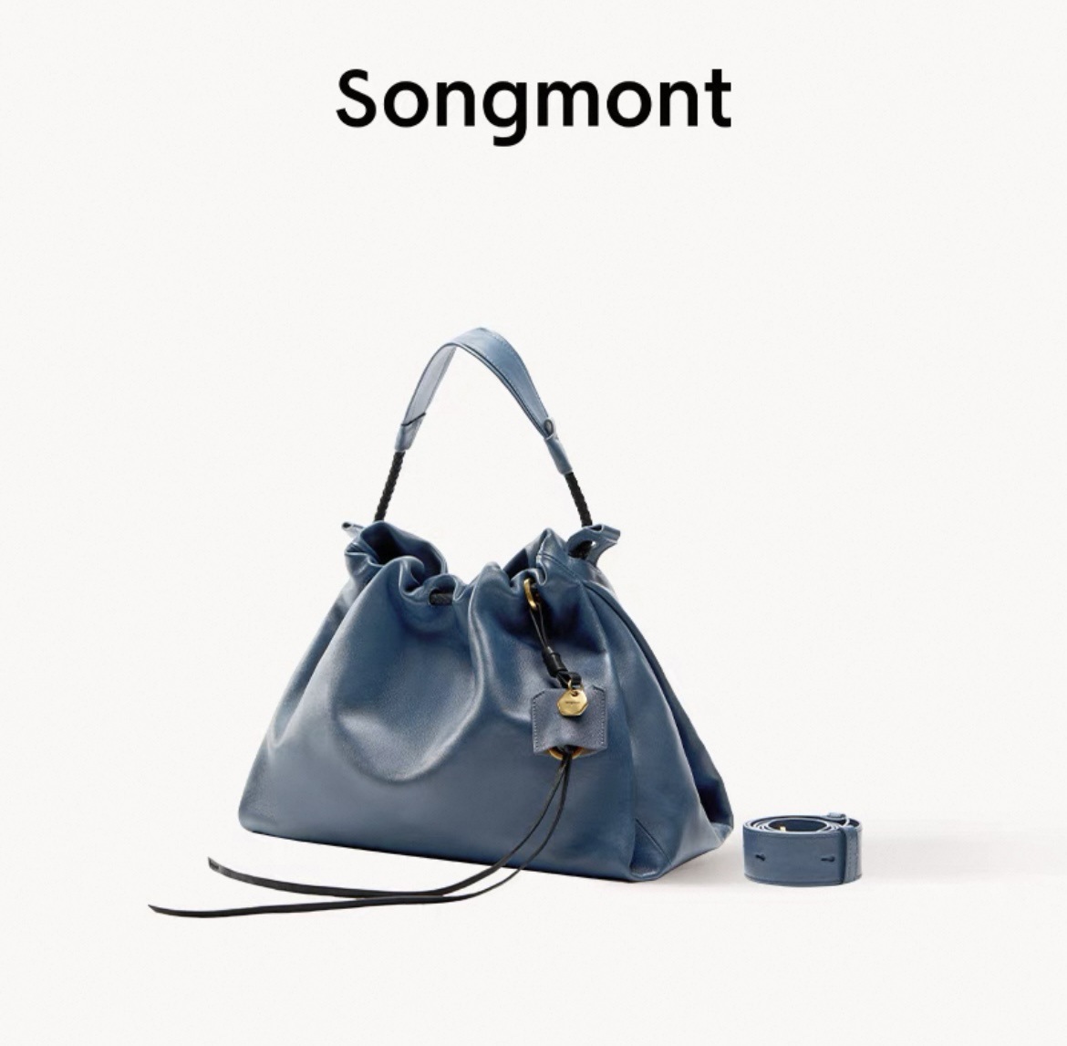 Mini sea mist blue + annoying brand bag hanging