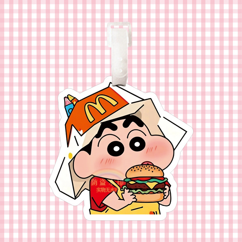 Popular Anime Cartoon Luggage Tag School Bag Pendant Girls Keychain Hanging Tag Booning Pass Hanging Chain Couple Gift