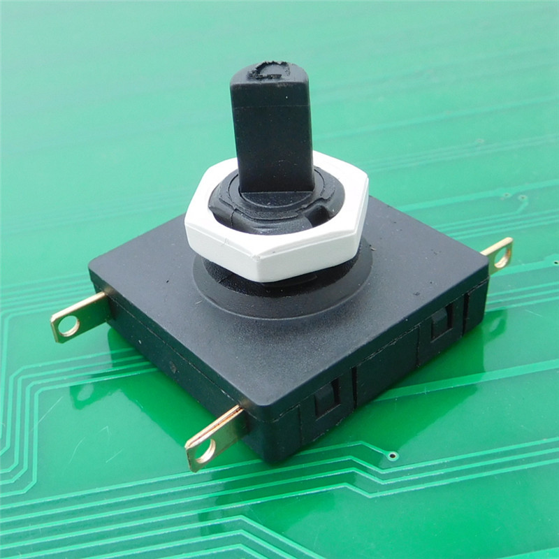 10A电暖气旋转开关XY-02A焊线三档开关冷风机开关果汁机电源开关