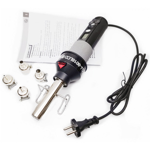 Cross-border 220V portable temperature control hot air gun digital display drying gun GJ-8018LCD air supply nozzle bracket soldering station