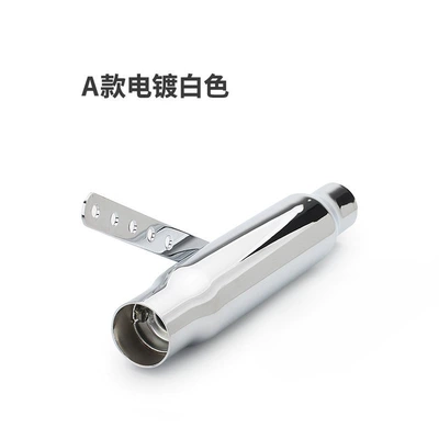 Motorcycle Antique Retro Modified Harley Exhaust Pipe Prince Earth Eagle Cruise Plating Direct Exhaust Back Pressure Muction (Motorcycle exhaust pipe) - k10-electroplating