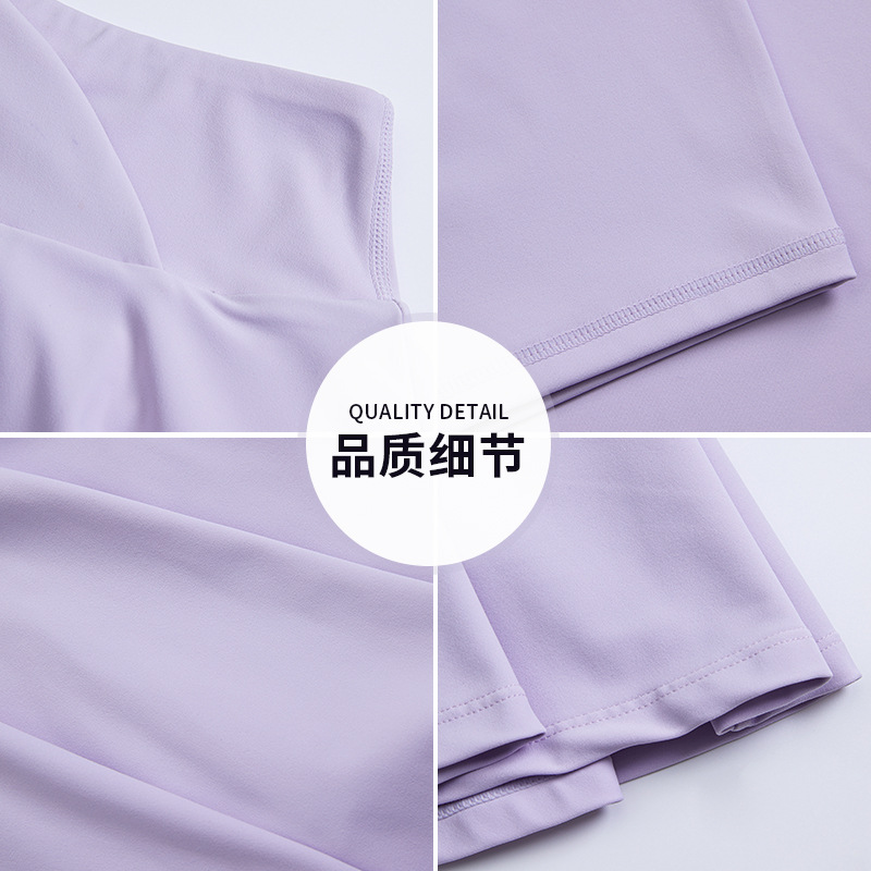 Nuevo cross-border abdominal yoga falda corta de mujer anti-luz tenista pantalón de calzado de acondicionamiento físico forrado correa