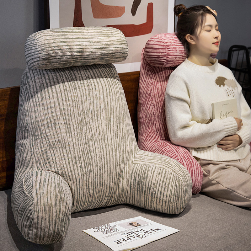 Bedside Pillow Soft Bag Large Back Cushion Pregnant Woman Bed Back Pillow Bay Window Sofa Student Dormitory Waist Cushion