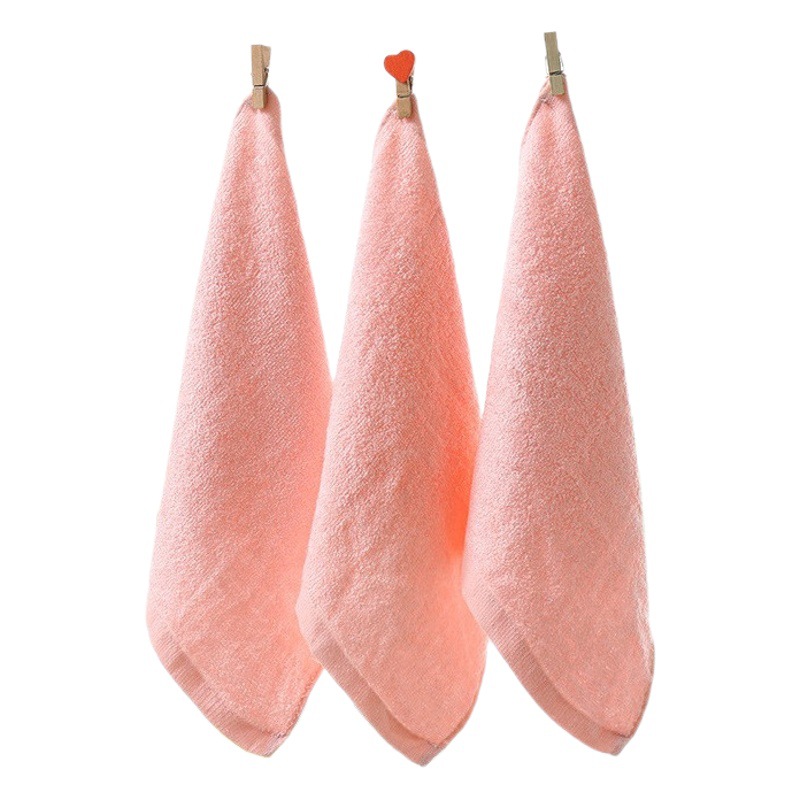 Toallitas faciales de fibra de bambú, toallas para la saliva, toallitas absorbentes pequeñas, toallas para niños de jardín de infantes, pañuelos pequeños para niños al por mayor.