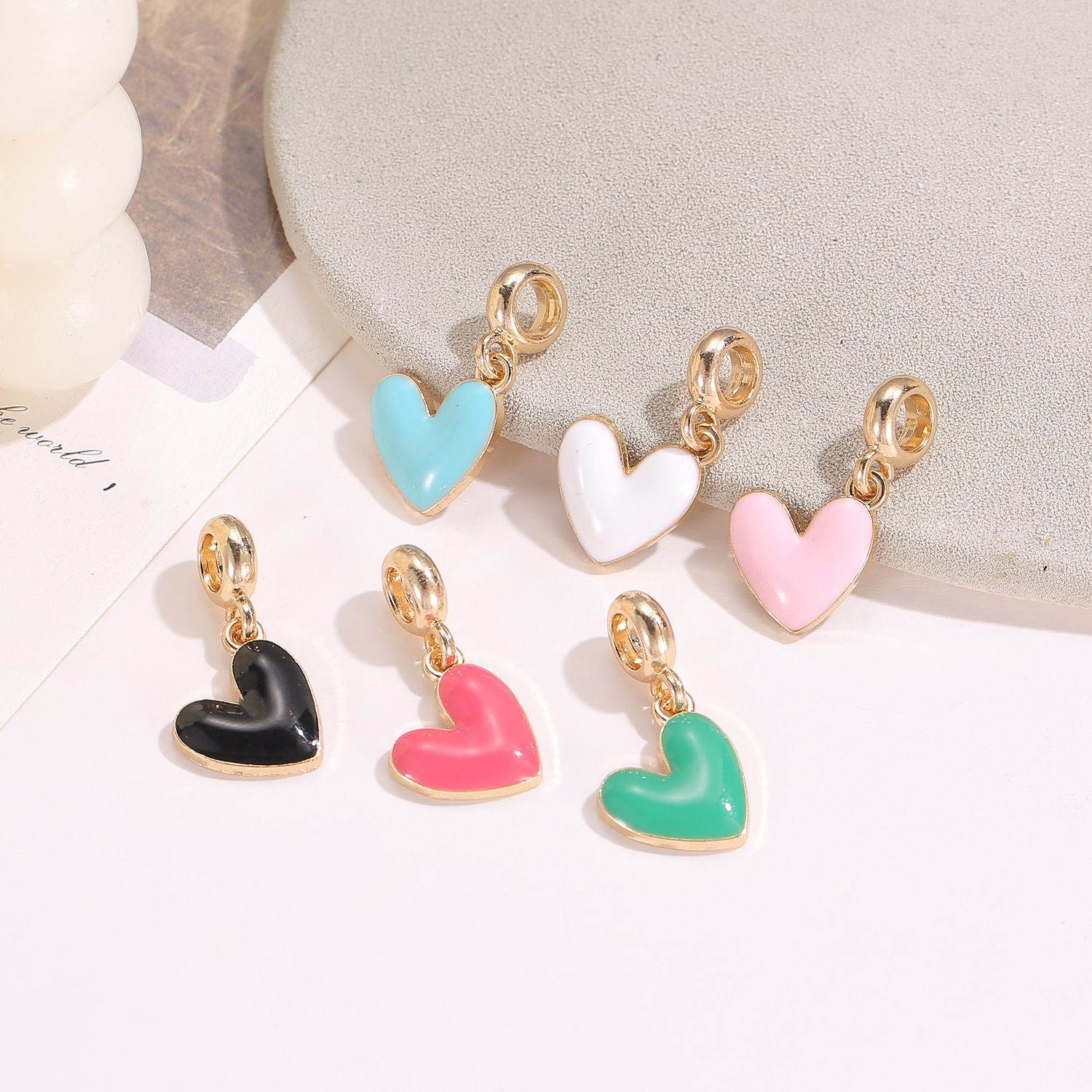 Pendant Jewelry Making Type 1 Piece Alloy Heart Shape Pendant