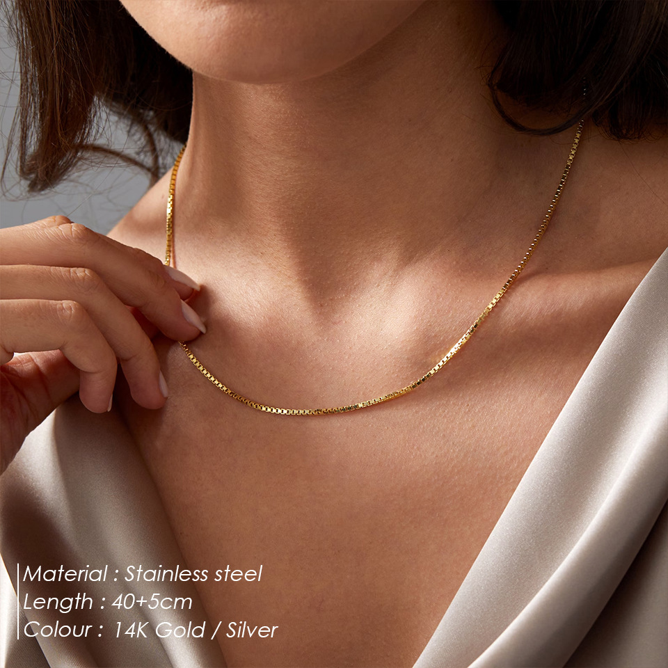 8g Weight Chain Jewelry Making Type 925 Silver Jewelry Making Size 14K Gold Plated Plating Material DIY Jewelry Accessories Classification 1 Piece Quantity 304 Stainless Steel Material Solid Color Pattern Simple Style Style 1 Piece 304 Stainless Steel 14K Gold Plated 925 Silver Jewelry Accessories 无