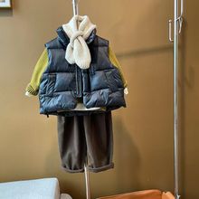 童装秋冬季新款外穿棉马甲2025男女儿童羽绒棉服韩版加厚保暖背心