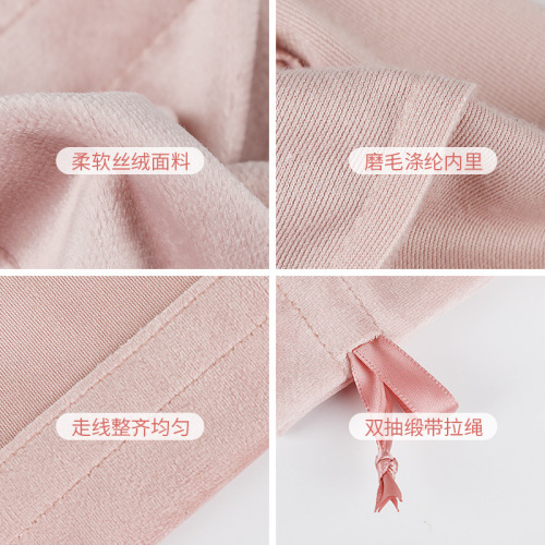 High-end velvet jewelry storage bag, drawstring lucky bag, gourd ring, earrings, jewelry bunch pocket, small velvet bag