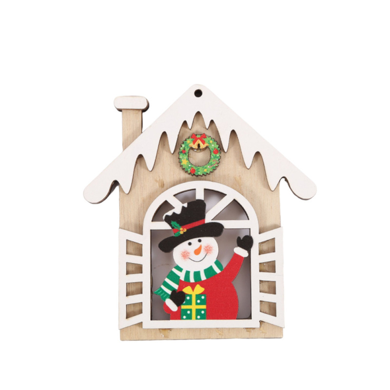 新しいクリスマスのヘラジカの木の小屋の置物のテーブルの装飾のサンタクロースの置物の祝日のパーティーの装飾の道具|undefined
