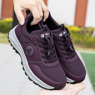 Old People's Shoes Women's Autumn 2024 Shock-cushioning Soft-soled sneaker Comfortable Walking Shoes for Mother Middle-aged and Elderly Grandma's Shoes