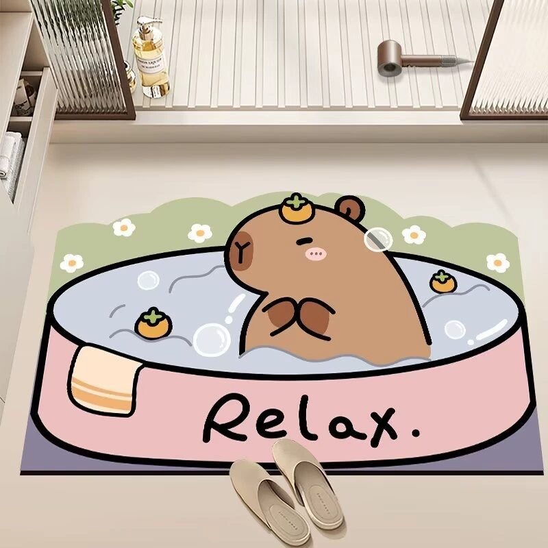 Коврик из диатомовой грязи быстро впитывает воду, противоскользящий, быстро сушить