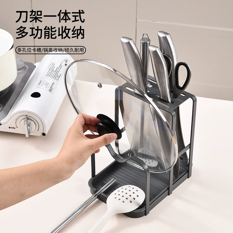 Многофункциональная подставка для кухонных ножей держатель для хранения столешницы из нержавеющей стали держатель для посуды палочки для еды