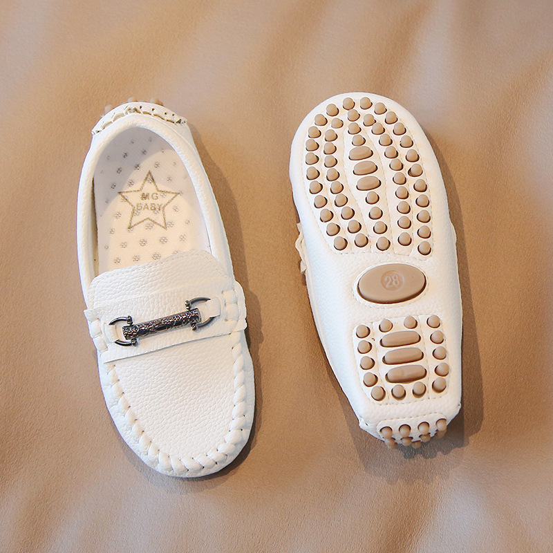 Korean version of one foot pedal Lefu casual bean shoes, new autumn 2022 boys and children's shoes_voghion.com