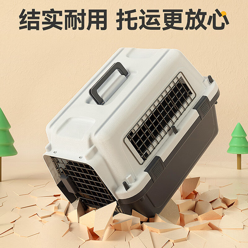 Caja de aviación para mascotas Gato fuera de jaula portátil Perro Air China Caja de envío estándar Caja espacial para gatos Caja especial