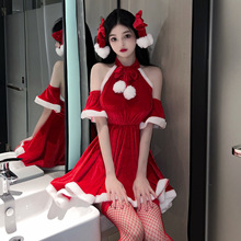 情趣内衣性感可爱红色圣诞装角色扮演制服诱惑圣诞服套装一件代发