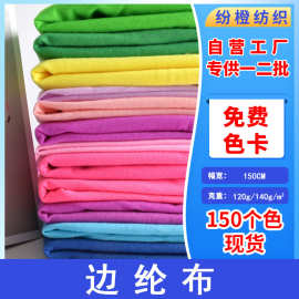 现货边纶布全涤拉毛布天鹅绒经编绒布面料宠物玩具抱枕服装内里