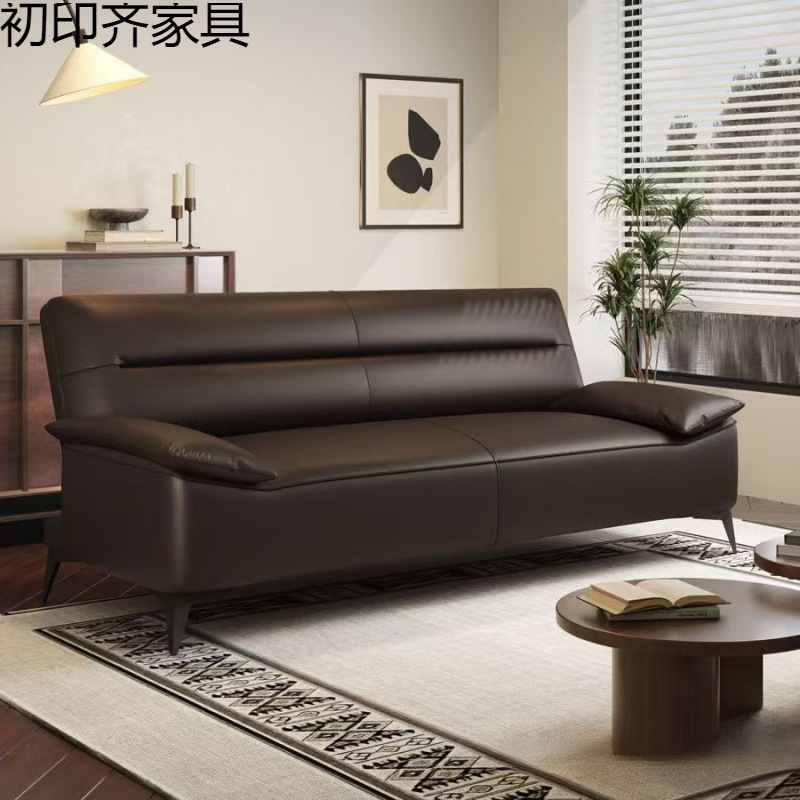 Cat Scratch Leather Sofa Bed All-In-One Simple Modern Small Apartment Living Room Rental Office Foldable Sofa