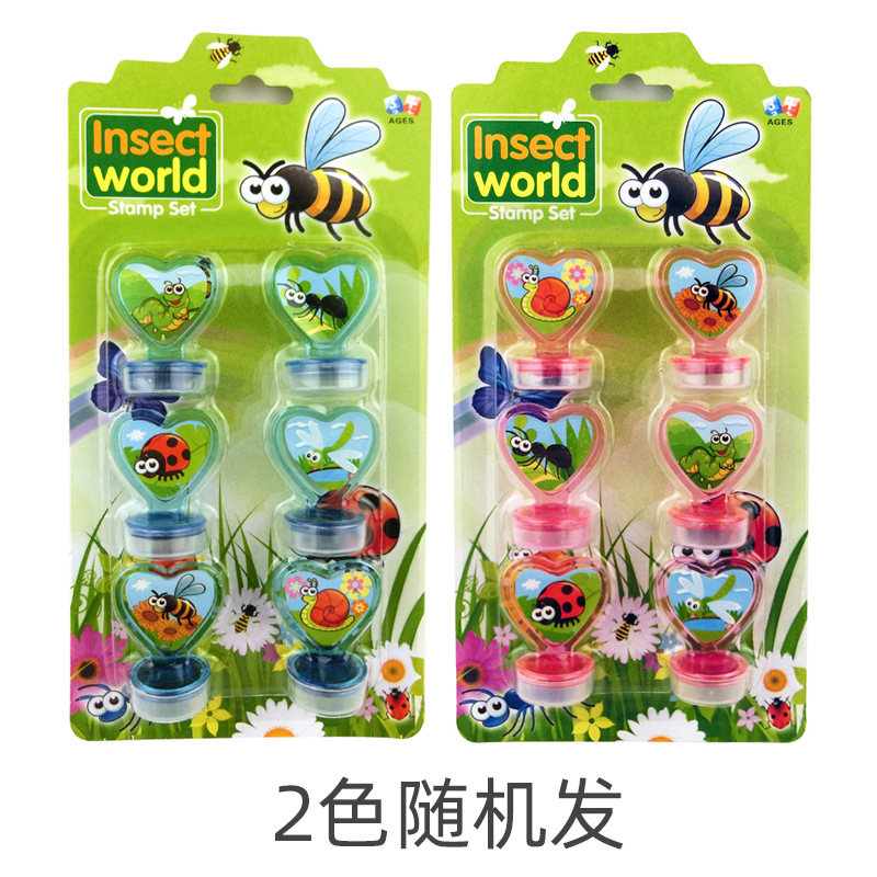 6pcs Paw Patrol Pattern Cartoon Stamp Children's Toy Stamp Elementary School School Supplies Anime Action Figures Children Toys