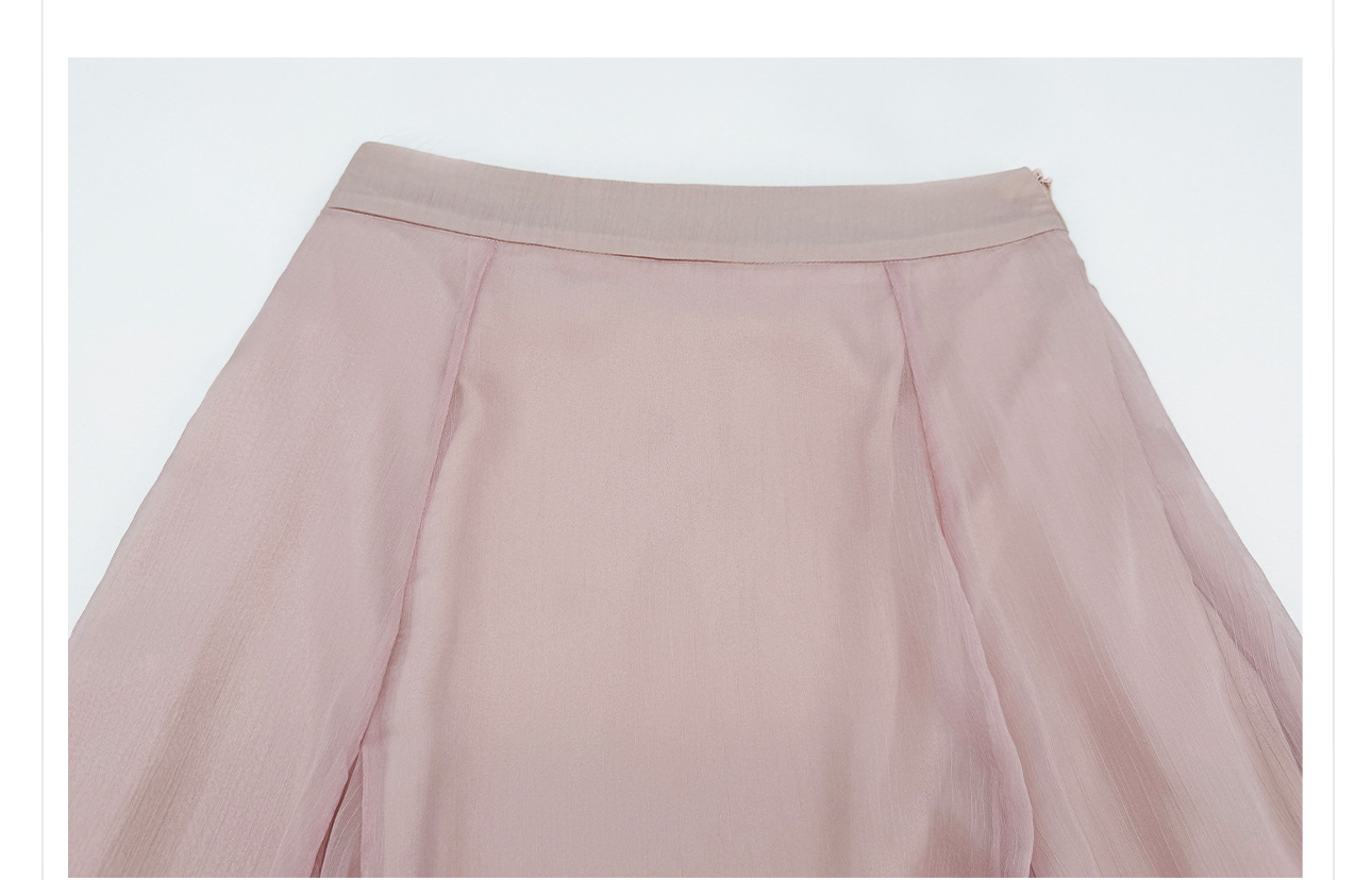 Bộ váy áo sơ mi nữ tay bèo ren + chân váy chữ A xòe phong cách tân cổ điển — Trang chủ, bộ đồ, nửa váy chi tiết 19