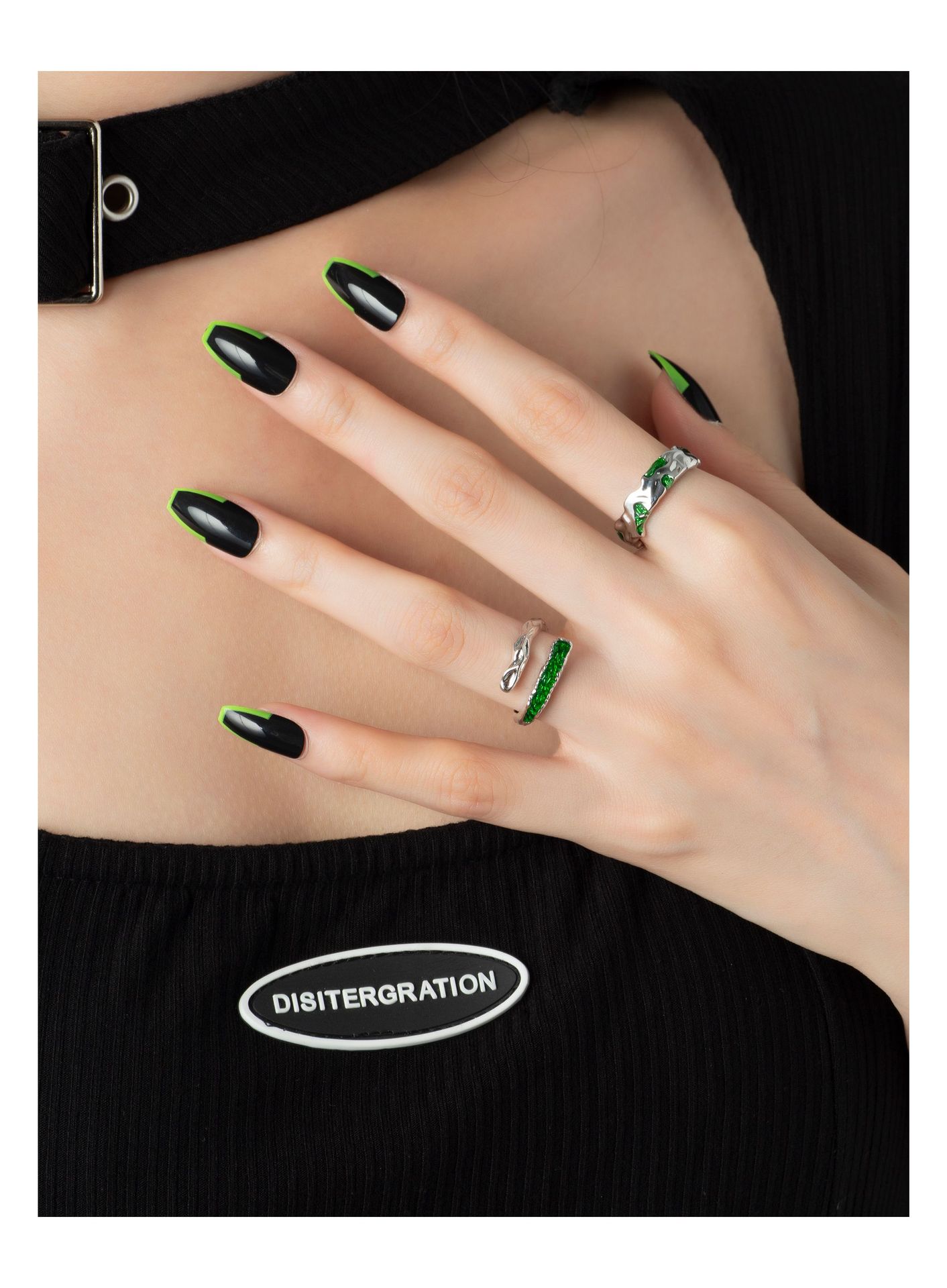 Fashion Geometric Copper Epoxy Plating Open Ring 1 Piece