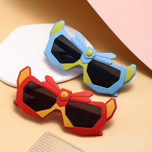 儿童墨镜男童潮卡通变形金刚太阳镜防紫外线宝宝搞怪拍照玩具眼镜