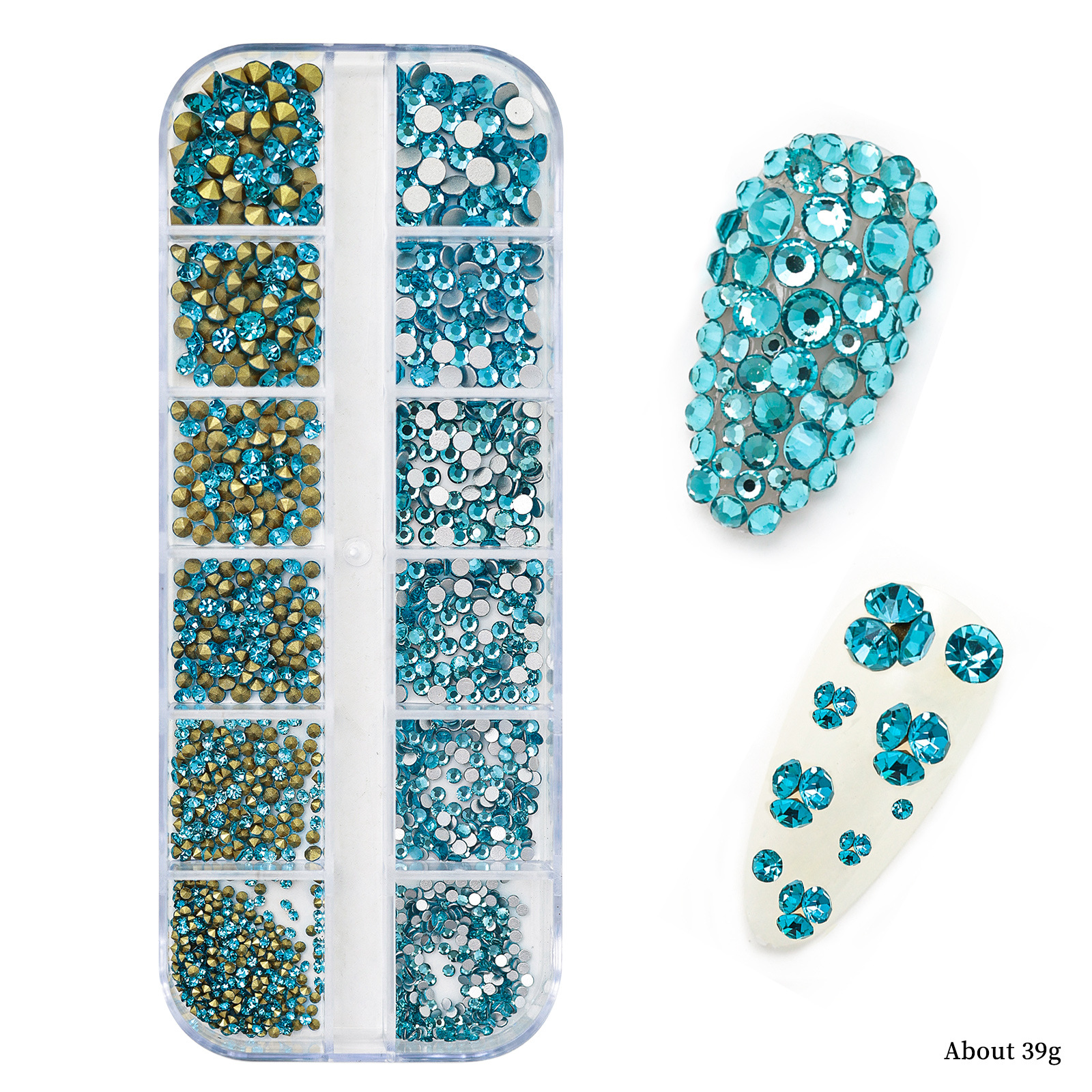 호수 파란색과 혼합 평평한 바닥 뾰족한 바닥 08 #