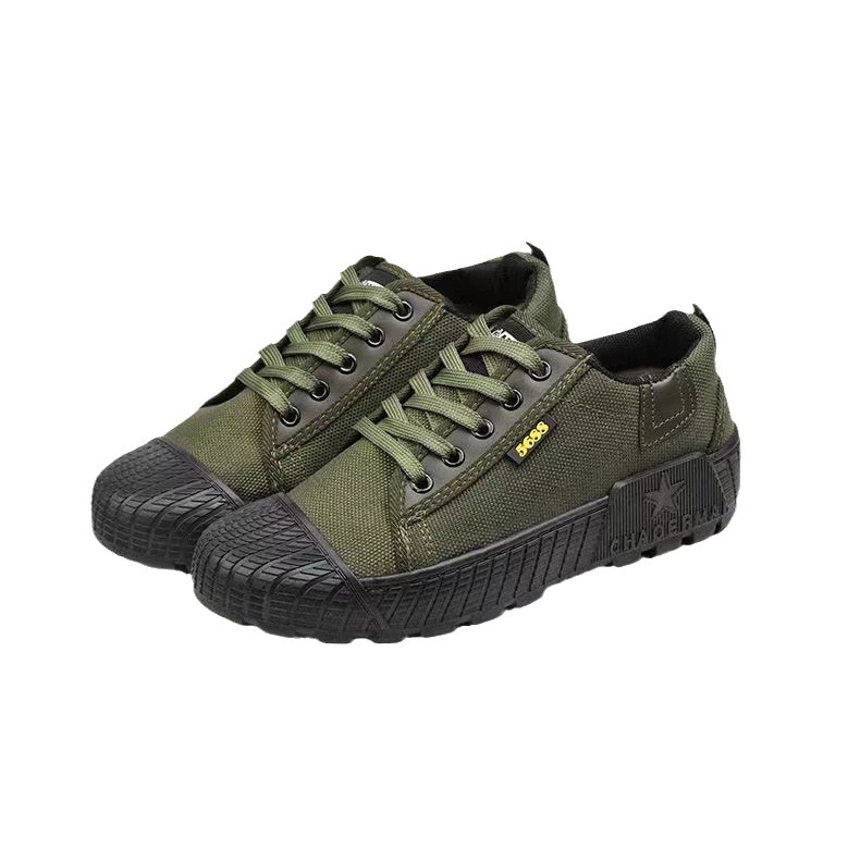Low high cloth work shoes