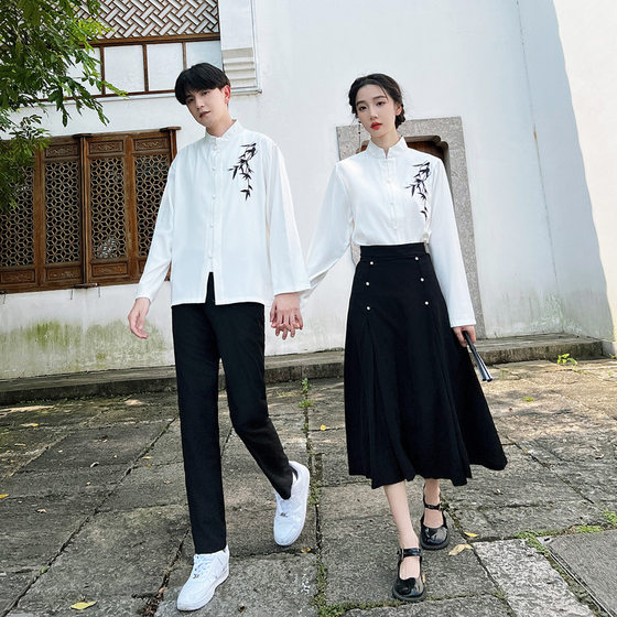 Antique new Chinese style junior Senior high school student class clothes middle school student chorus performance clothes sports opening ceremony recitation clothes