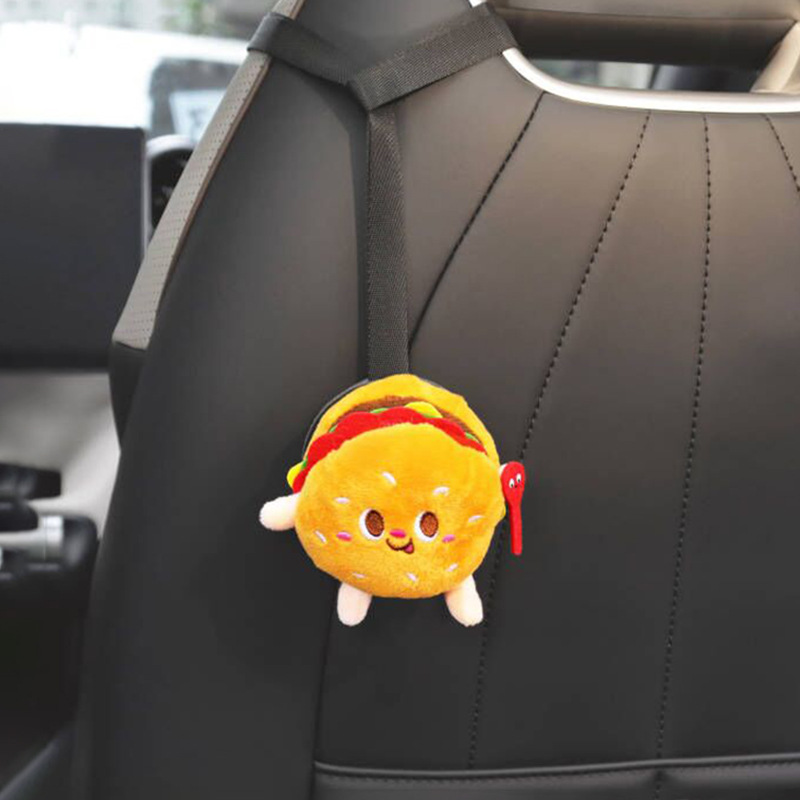 Nueva caricatura BYD Dolphin Seagull Sports Asiento con gancho trasero, almacenamiento en el automóvil, productos interiores de dibujos animados lindos