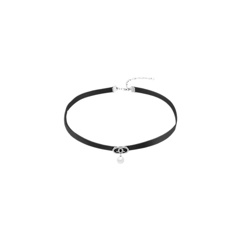 La atmósfera pura de perlas collar collar collar de verano de lujo femenino nicho collar de clavícula