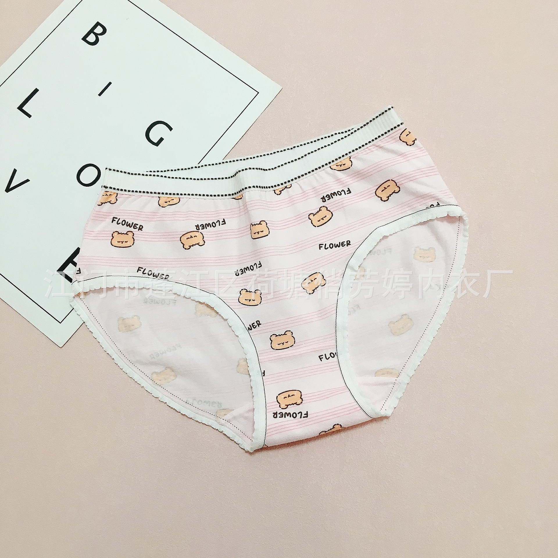 Dibujos animados linda leche japonesa linda linda chica bragas algodón transpirable cintura media cadera estudiantes calzoncillos al por mayor