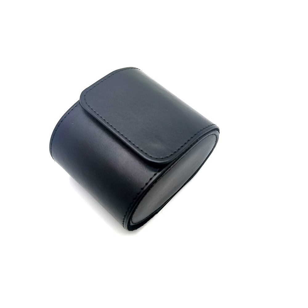 Caja de almacenamiento de reloj de fábrica de negocios bolsa de almacenamiento de cuero reloj de cuero caja de regalo PU en stock paquete único
