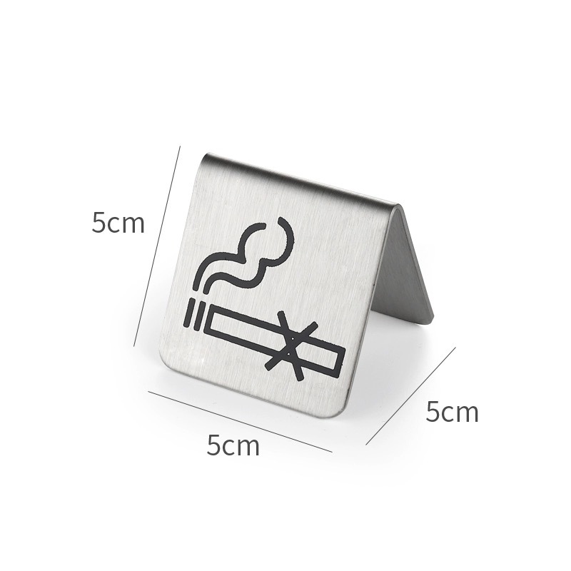 Pequeña V marca de prohibición de fumar (logotipo) modelo ordinario