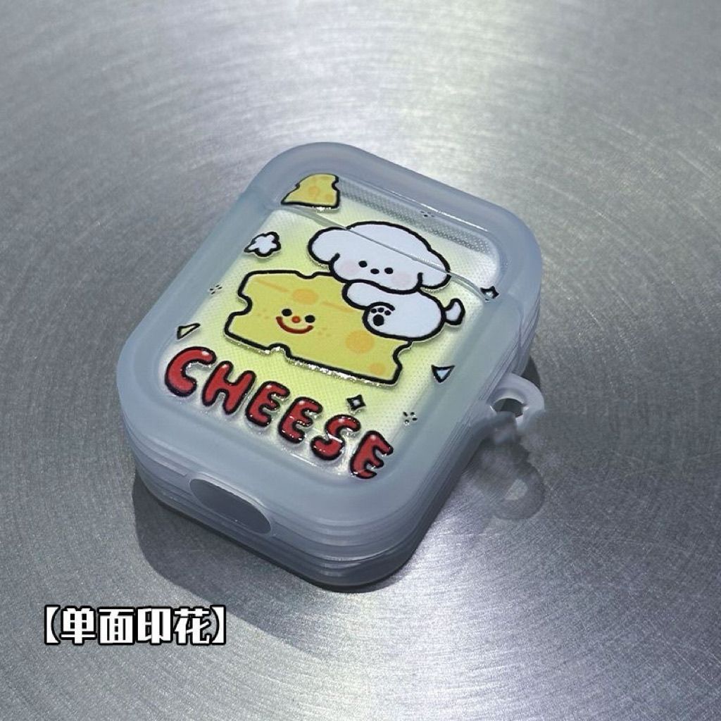 Cheese Puppy es adecuado para Airpodspro2 / 3 / 4 generación Apple Bluetooth auriculares estuche Huaqiang Bei5 generación estuche