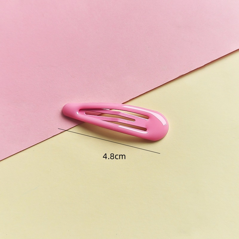 马卡龙色发夹简约bb夹儿童侧边刘海碎发夹子头饰甜美ins滴油发卡