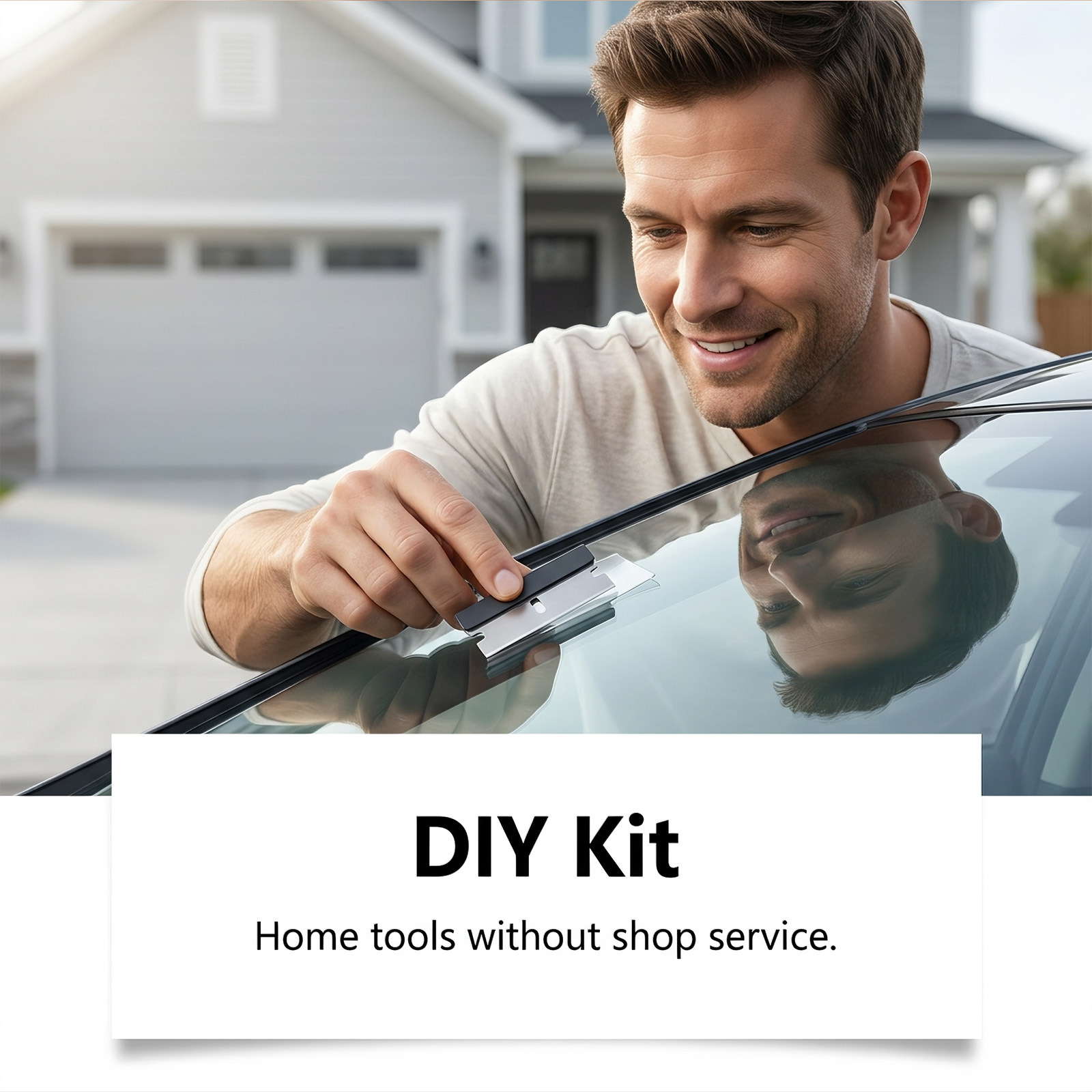 Windshield Care Kit: Multi-functional adhesive repair and care solution for scratches and cracks on car windshields