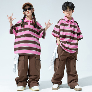 Boys street hiphop costumes rapper gogo dancers dance outfits for girls kids  model show catwalk jazz dance performance suit