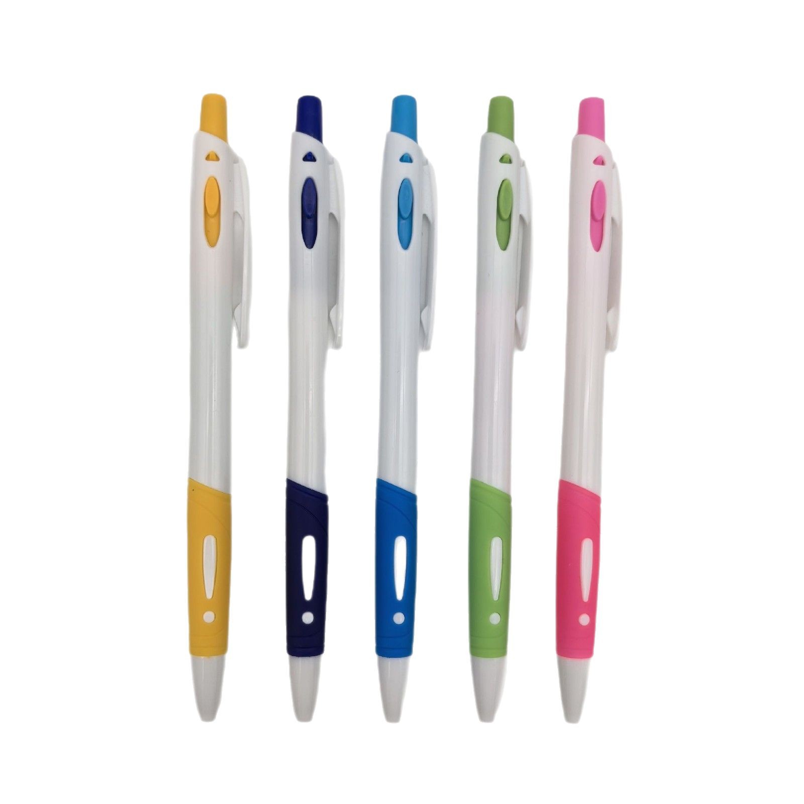 Bolígrafo publicitario de color mayorista transfronterizo bolígrafo de bolas de impresión de logotipo blanco bolígrafo de regalo publicitario