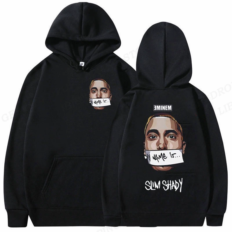 Худи рэпера Eminem мужская модная толстовка японский Y2K SWEATS