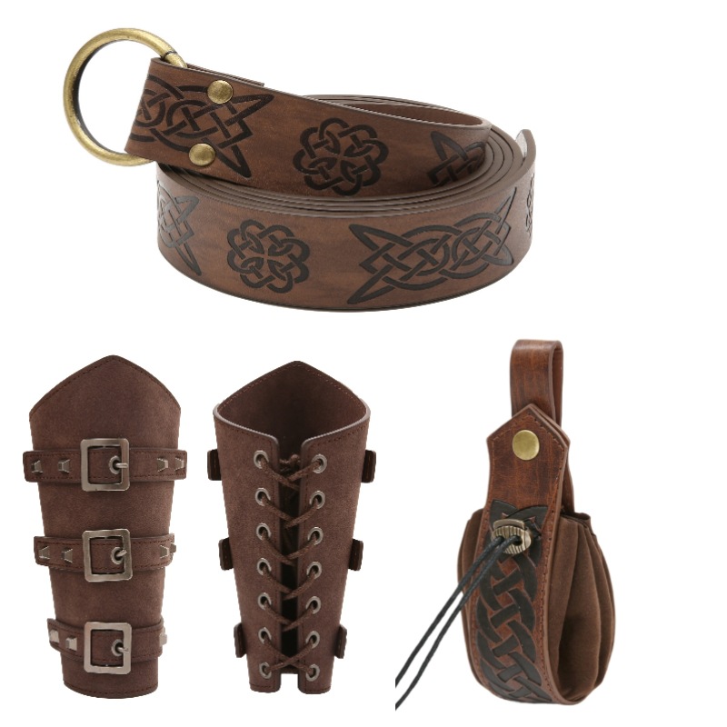 4 피스 다크 브라운