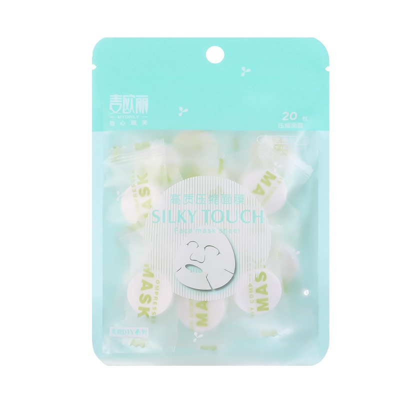 Papel de Mascarilla Comprimido Desechable Ultra Fino para Cuidado Facial