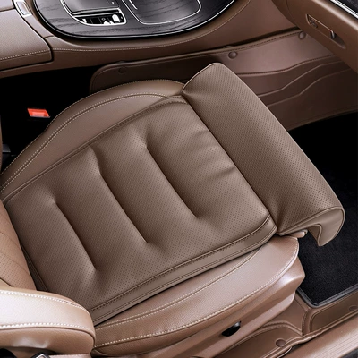 Perforated Breathable Car Seat Cushion, Extended – Seat cushion, seat cover - chestnut-brownseat-extended-leg-rest-cushion-1-pack